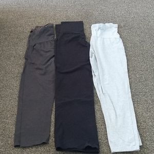 3 pairs maternity leggings
